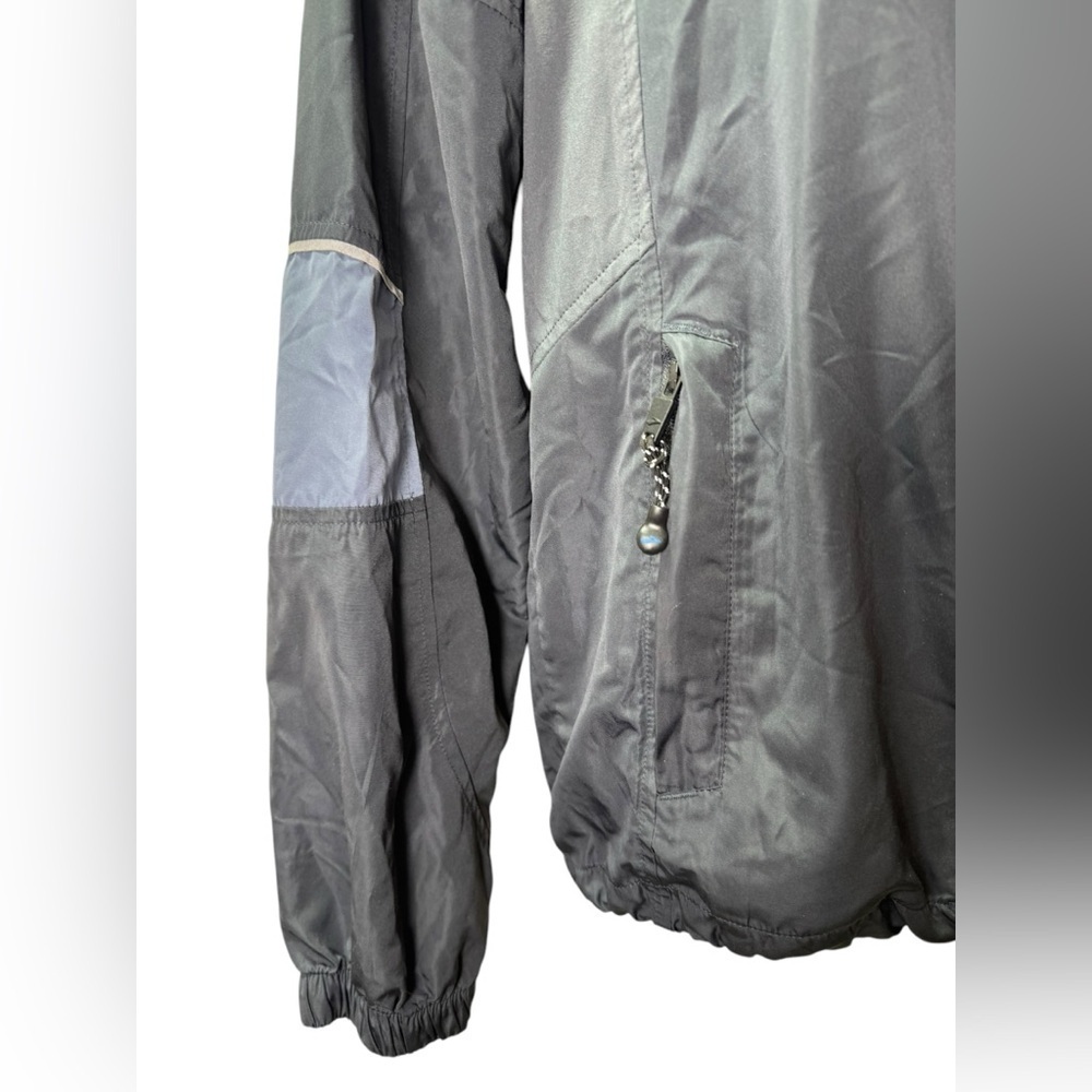 Brooks Shelter Tech Running Jacket Gray Blue Breathable Small Unisex - Picture 4 of 13
